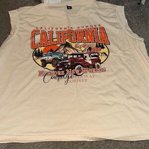 California Summer Graphic Tank Top